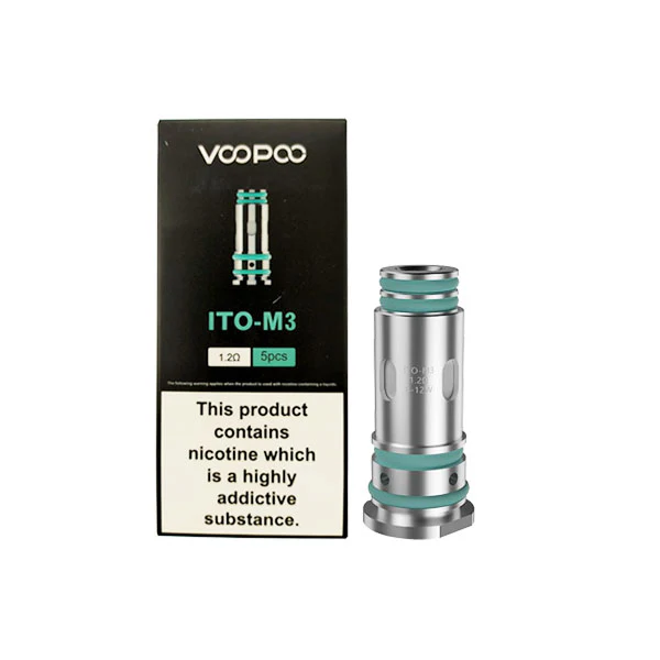 Voopoo ITO M Series Replacement Coils – 1.0Ω/1.2Ω/0.5Ω 4 Voopoo ITO M Series Replacement Coils – 1.0Ω/1.2Ω/0.5Ω 4