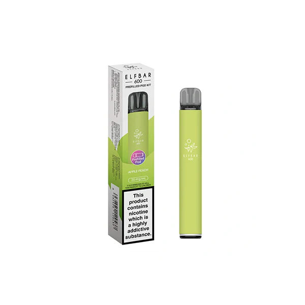 20mg Elf Bar 600 Prefilled Pod Vape Kit 600 Puffs 4 20mg Elf Bar 600 Prefilled Pod Vape Kit 600 Puffs 4
