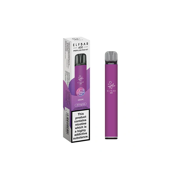 20mg Elf Bar 600 Prefilled Pod Vape Kit 600 Puffs 7 20mg Elf Bar 600 Prefilled Pod Vape Kit 600 Puffs 7