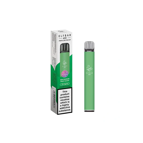 20mg Elf Bar 600 Prefilled Pod Vape Kit 600 Puffs 8 20mg Elf Bar 600 Prefilled Pod Vape Kit 600 Puffs 8