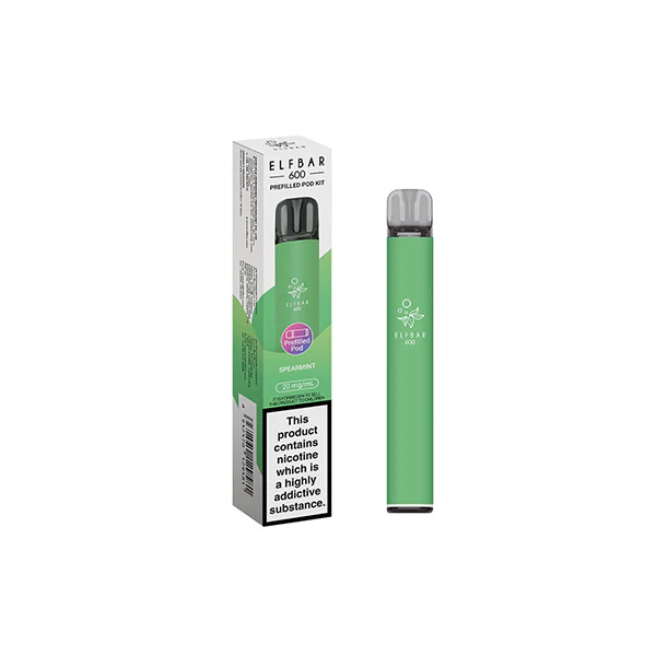 20mg Elf Bar 600 Prefilled Pod Vape Kit 600 Puffs 12 20mg Elf Bar 600 Prefilled Pod Vape Kit 600 Puffs 12