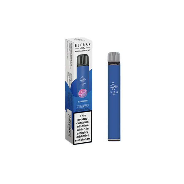 20mg Elf Bar 600 Prefilled Pod Vape Kit 600 Puffs 15 20mg Elf Bar 600 Prefilled Pod Vape Kit 600 Puffs 15