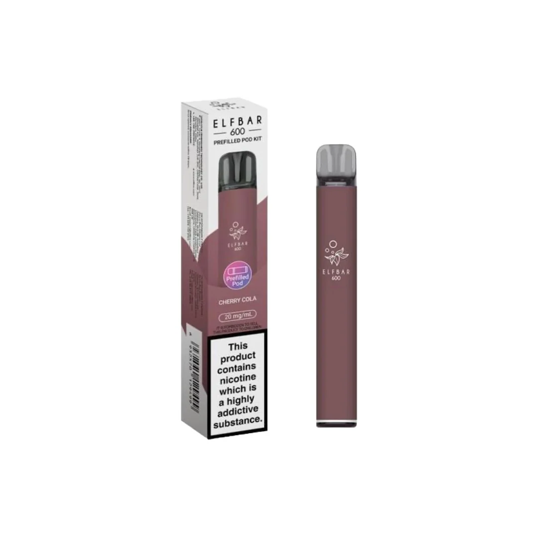 20mg Elf Bar 600 Prefilled Pod Vape Kit 600 Puffs 18 20mg Elf Bar 600 Prefilled Pod Vape Kit 600 Puffs 18