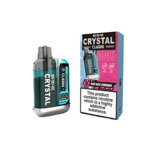 20mg SKE Crystal CL6000 Disposable Rechargeable Vape Kit 6000 Puffs 2