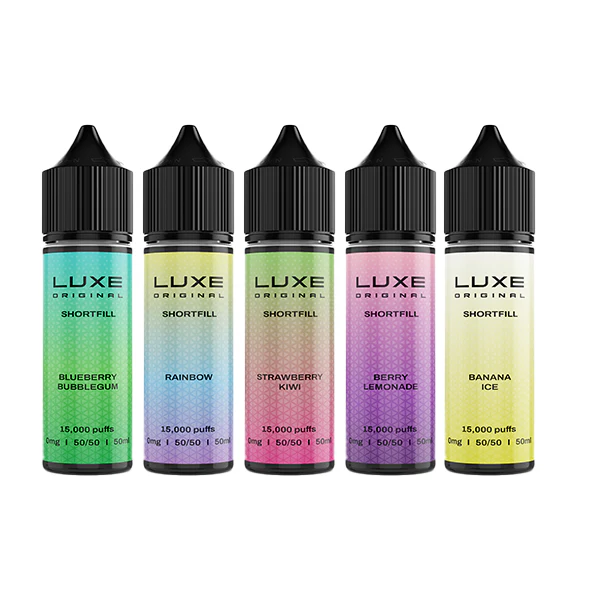 5 x 0mg LUXE Original 50ml Shortfill (50VG/50PG) – Multipack 3 5 x 0mg LUXE Original 50ml Shortfill (50VG/50PG) – Multipack 3