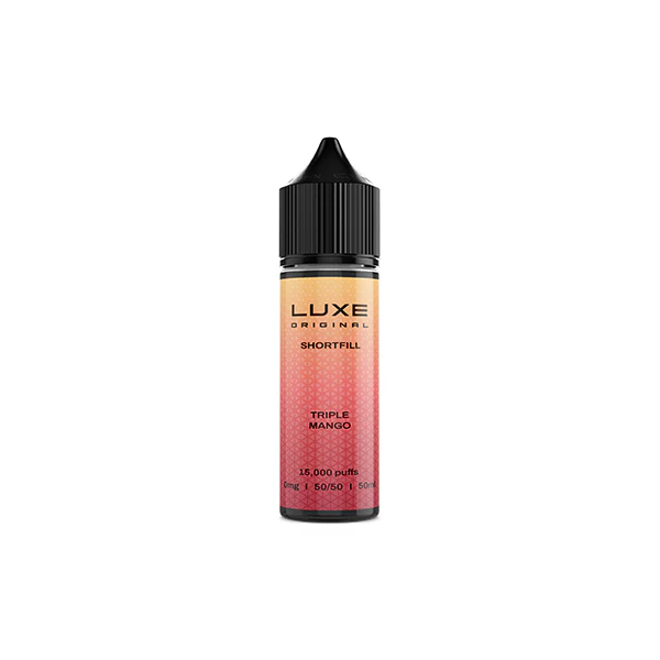 5 x 0mg LUXE Original 50ml Shortfill (50VG/50PG) – Multipack 12 5 x 0mg LUXE Original 50ml Shortfill (50VG/50PG) – Multipack 12