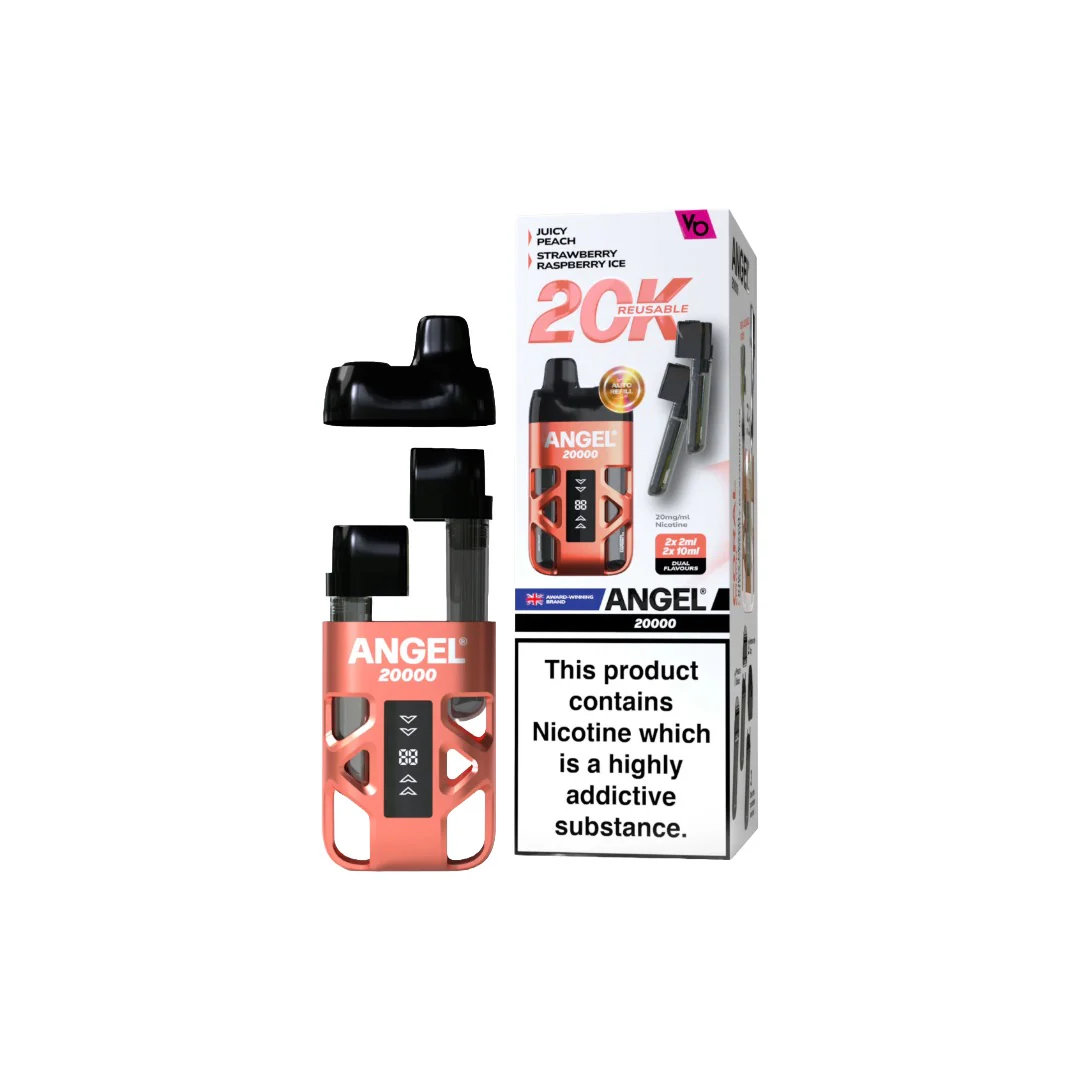 20mg Angel 20000 by Vapes Bars Duel Prefilled Pod Vape Kit 20000 Puffs 7 20mg Angel 20000 by Vapes Bars Duel Prefilled Pod Vape Kit 20000 Puffs 7