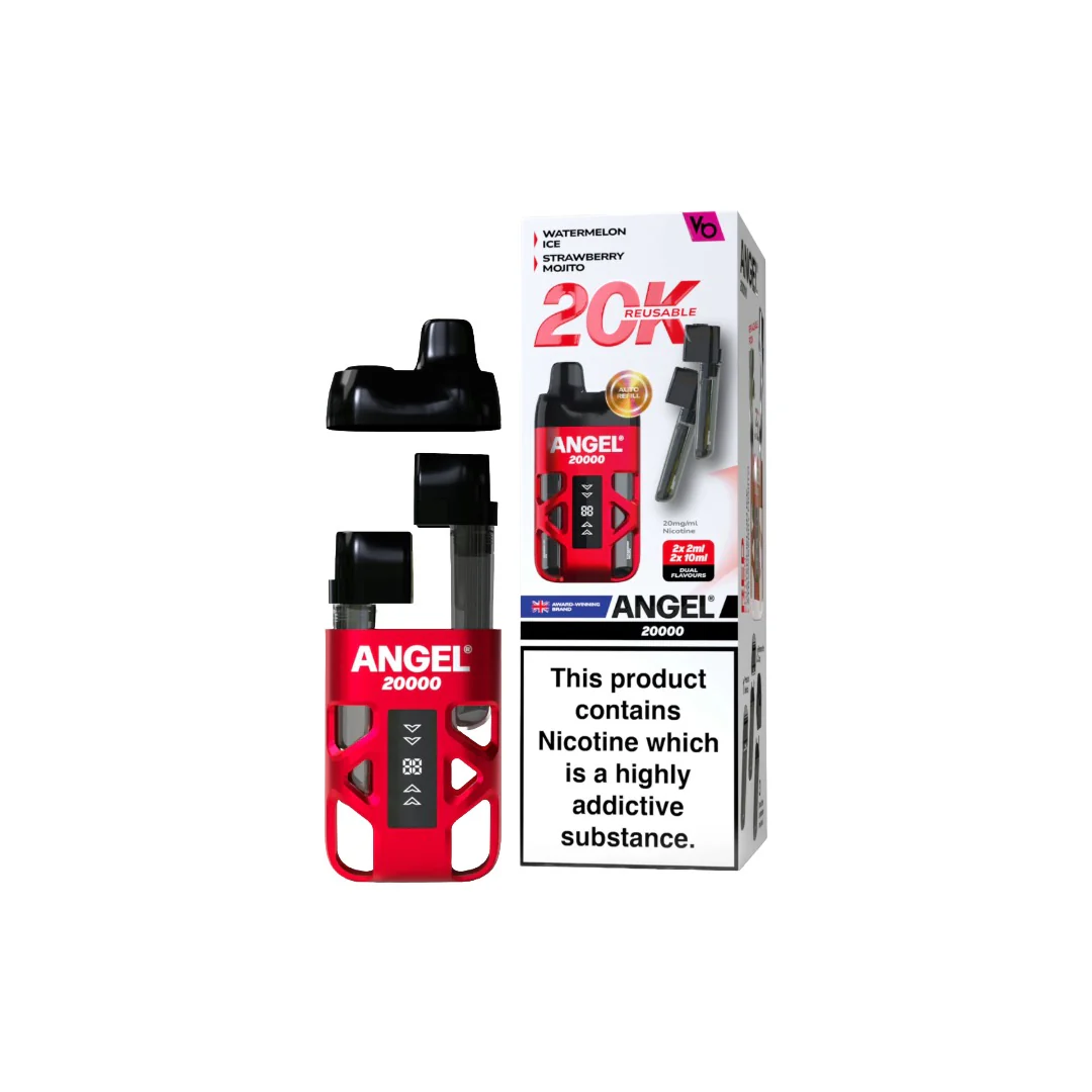 20mg Angel 20000 by Vapes Bars Duel Prefilled Pod Vape Kit 20000 Puffs 10 20mg Angel 20000 by Vapes Bars Duel Prefilled Pod Vape Kit 20000 Puffs 10