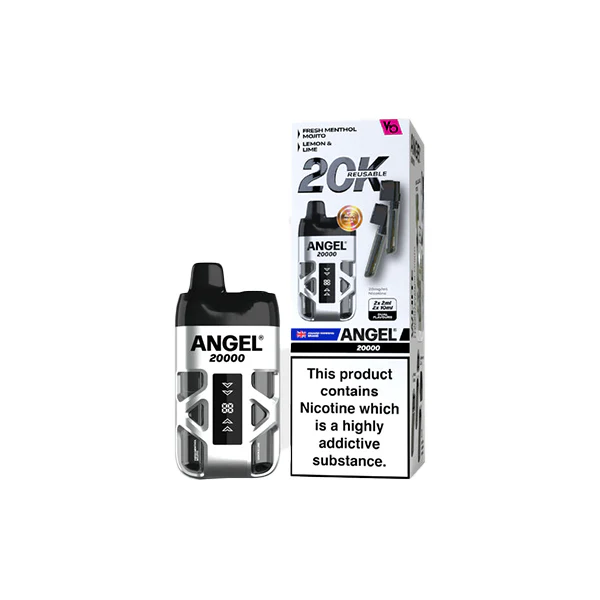 20mg Angel 20000 by Vapes Bars Duel Prefilled Pod Vape Kit 20000 Puffs 16 20mg Angel 20000 by Vapes Bars Duel Prefilled Pod Vape Kit 20000 Puffs 16