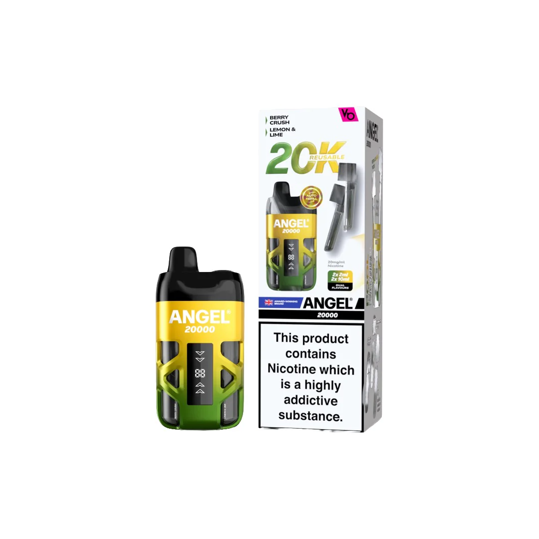 20mg Angel 20000 by Vapes Bars Duel Prefilled Pod Vape Kit 20000 Puffs 19 20mg Angel 20000 by Vapes Bars Duel Prefilled Pod Vape Kit 20000 Puffs 19