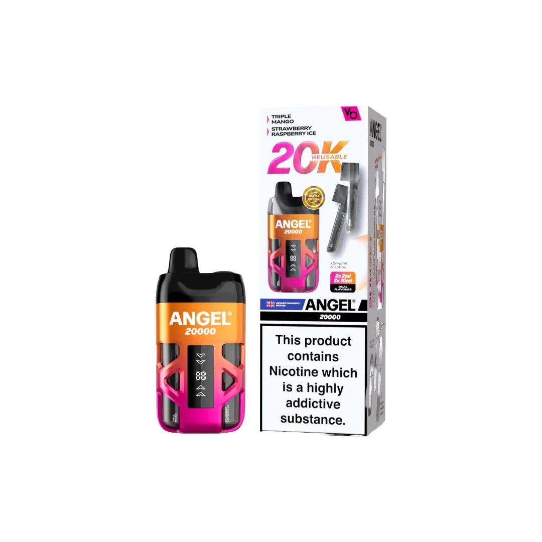 20mg Angel 20000 by Vapes Bars Duel Prefilled Pod Vape Kit 20000 Puffs 20 20mg Angel 20000 by Vapes Bars Duel Prefilled Pod Vape Kit 20000 Puffs 20