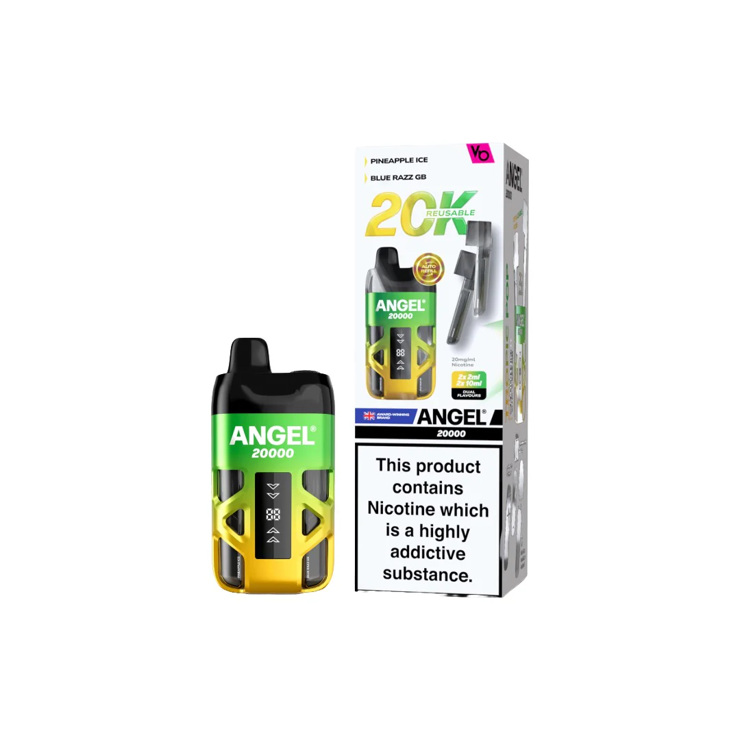 20mg Angel 20000 by Vapes Bars Duel Prefilled Pod Vape Kit 20000 Puffs 21 20mg Angel 20000 by Vapes Bars Duel Prefilled Pod Vape Kit 20000 Puffs 21
