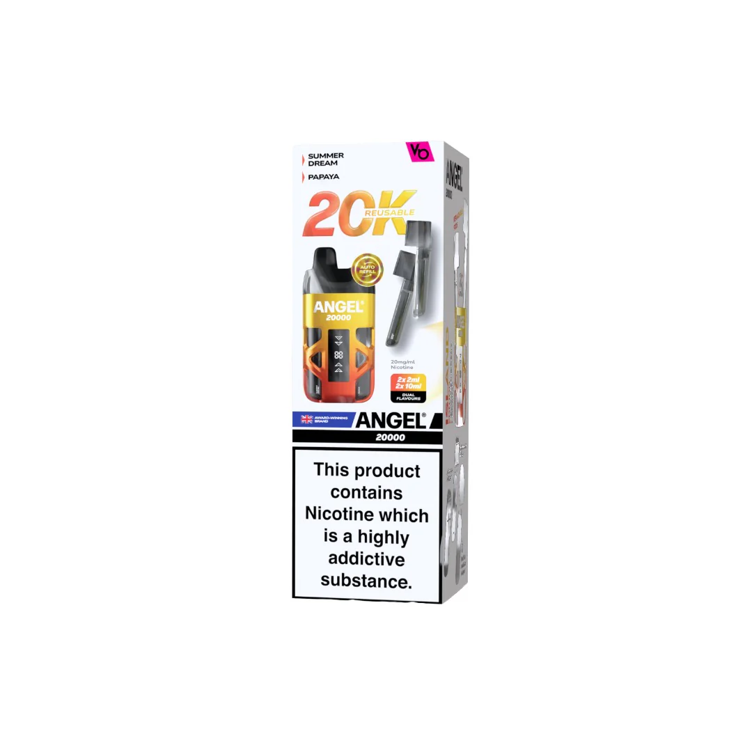20mg Angel 20000 by Vapes Bars Duel Prefilled Pod Vape Kit 20000 Puffs 23 20mg Angel 20000 by Vapes Bars Duel Prefilled Pod Vape Kit 20000 Puffs 23