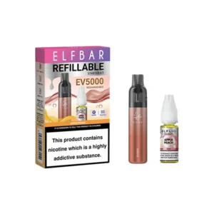 Elf Bar EV5000 Disposable Pod Kit + 20mg ElfLiq Salt 2