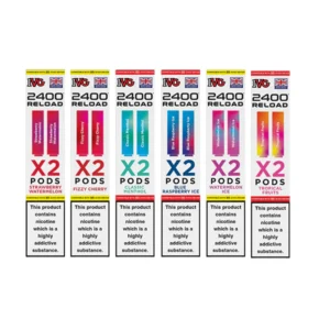 20mg IVG 2400 Reload Prefilled Pods 2ml 2400 Puffs – 2 Pcs