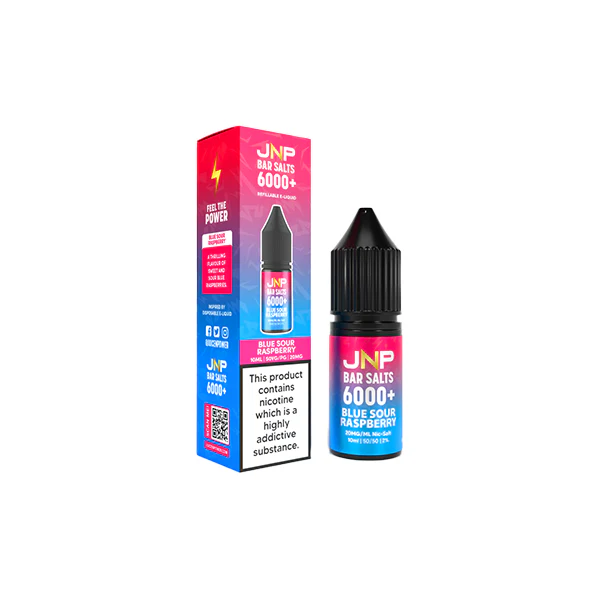 20mg JNP 6000+ Bar Salts 10ml (50VG/50PG) 12 20mg JNP 6000+ Bar Salts 10ml (50VG/50PG) 12