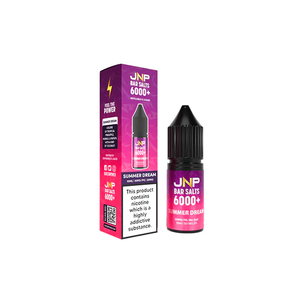 20mg JNP 6000+ Bar Salts 10ml (50VG/50PG) 27 20mg JNP 6000+ Bar Salts 10ml (50VG/50PG) 27