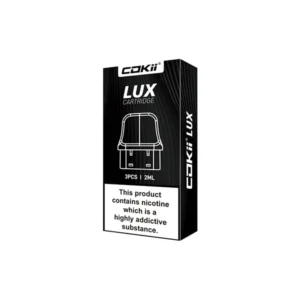 Cokii Lux Replacement Pods 2ml – 3 Pcs (0.6Ohm, 0.8Ohm, 1.0Ohm) 2
