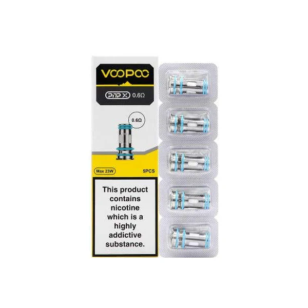 VooPoo PnP X Replacement Coils (0.15Ohm/0.2Ohm/0.3Ohm/0.6Ohm) 4 VooPoo PnP X Replacement Coils (0.15Ohm/0.2Ohm/0.3Ohm/0.6Ohm) 4