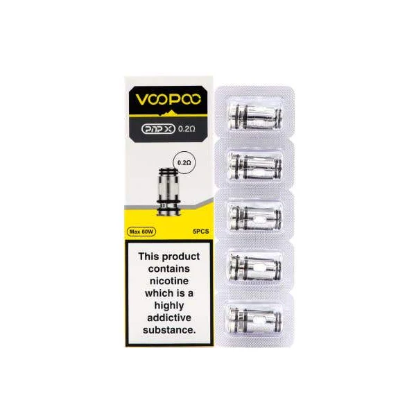VooPoo PnP X Replacement Coils (0.15Ohm/0.2Ohm/0.3Ohm/0.6Ohm) 5 VooPoo PnP X Replacement Coils (0.15Ohm/0.2Ohm/0.3Ohm/0.6Ohm) 5