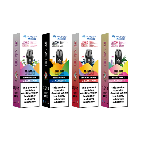 20mg Hayati Remix 2400 Replacement Pods 2400 Puffs 3 20mg Hayati Remix 2400 Replacement Pods 2400 Puffs 3
