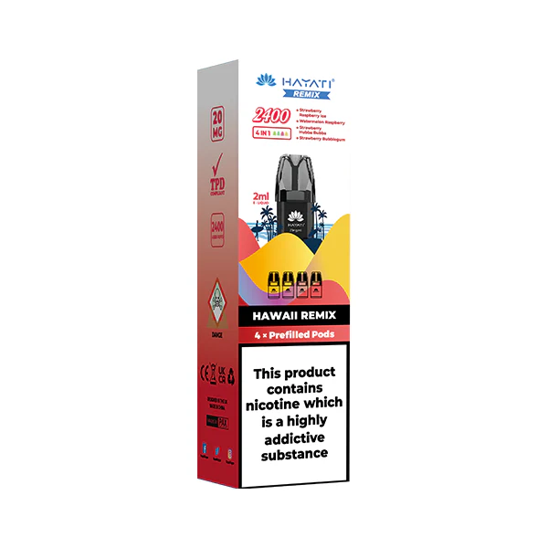 20mg Hayati Remix 2400 Replacement Pods 2400 Puffs 7 20mg Hayati Remix 2400 Replacement Pods 2400 Puffs 7