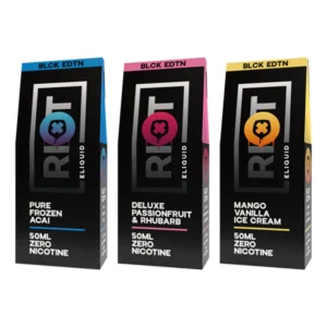 0mg Riot Squad Black Edition V2 2x 50ml Shortfill (70VG/30PG)