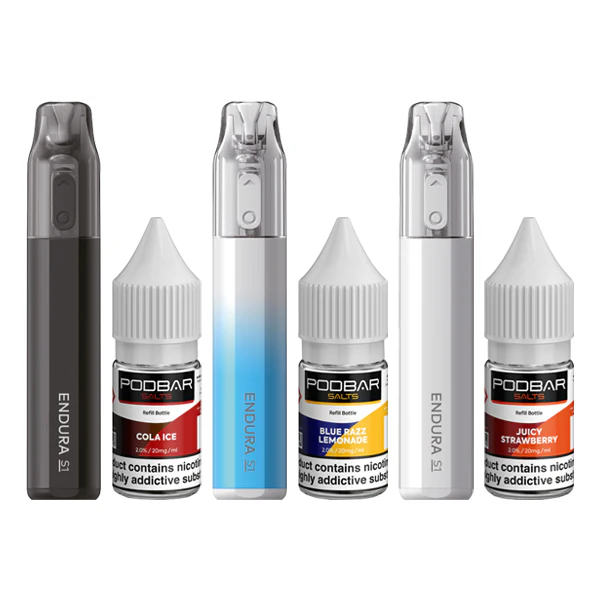 20mg Podbar Salts by Kingston x Innokin Endura S1 Disposable Vape Kit 3500 Puffs 3 20mg Podbar Salts by Kingston x Innokin Endura S1 Disposable Vape Kit 3500 Puffs 3